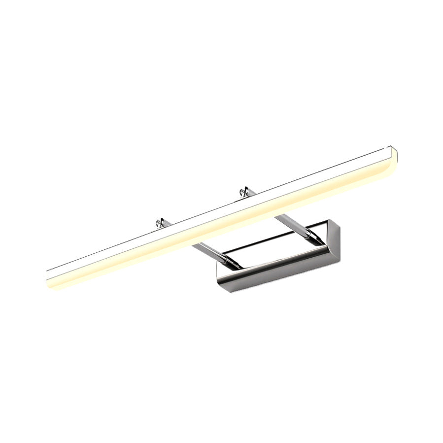 Acryllisch Ultra-dünner Wandleuchten zeitgenössischer Stil 16 "/19.5" Dia LED-Eitelkeitsbeleuchtung in Chrom, warm/weißes Licht