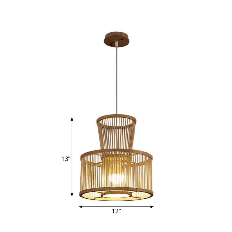 Tambour à 2 niveaux suspendus