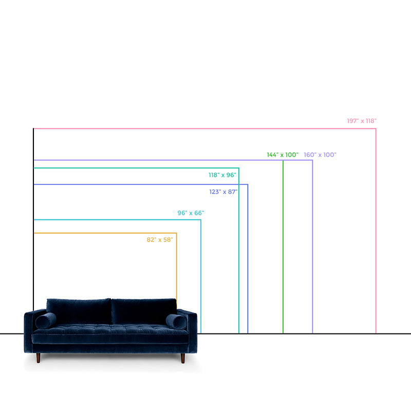 Custom Illustration Art Mural Decal with Hockney the New and the Old and the New Painting, Red-Yellow-Green