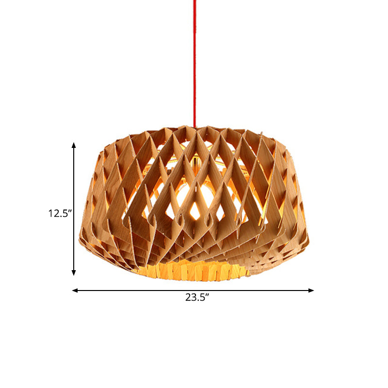 Tiron de tambour de tambour en bois tissé saccordement