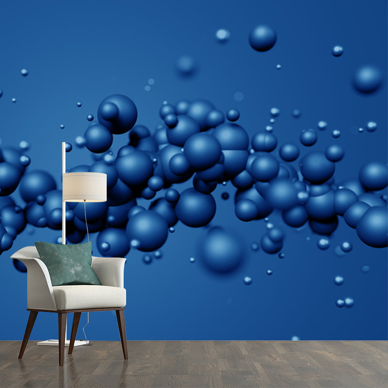 Waterproof Molecules Wall Mural Decal Contemporary Non-Woven Fabric Wall Decor, Custom Made