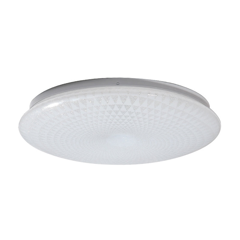 Ronde Flush Mount Licht Modern Acryl 15 "/19" Dia LED Wit Plafond Licht Armatuur in Warm/Wit/Natuurlijk Licht