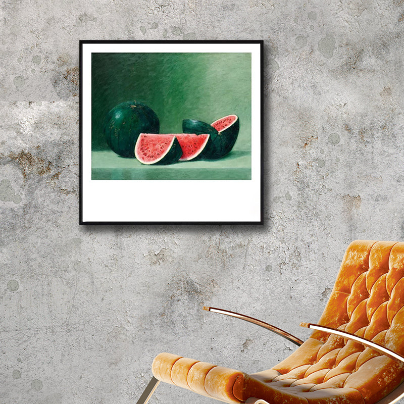 Still Life Fruit Canvas Painting Textured Retro Style House Interior Wall Art