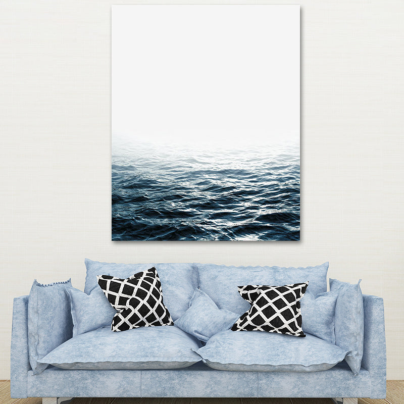 Photography Ocean Water Canvas Wall Art for Living Room, Pastel Color, Multi-Piece