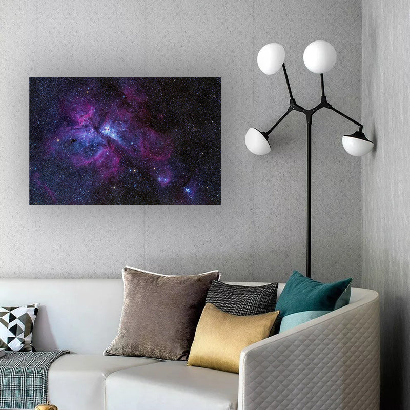 Stunning Milky Way Canvas Print for Sitting Room Universe Scenery Wall Art Decor