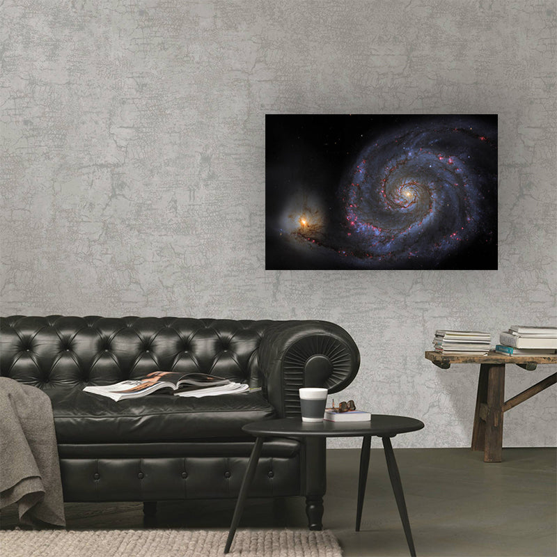 Stunning Milky Way Canvas Print for Sitting Room Universe Scenery Wall Art Decor