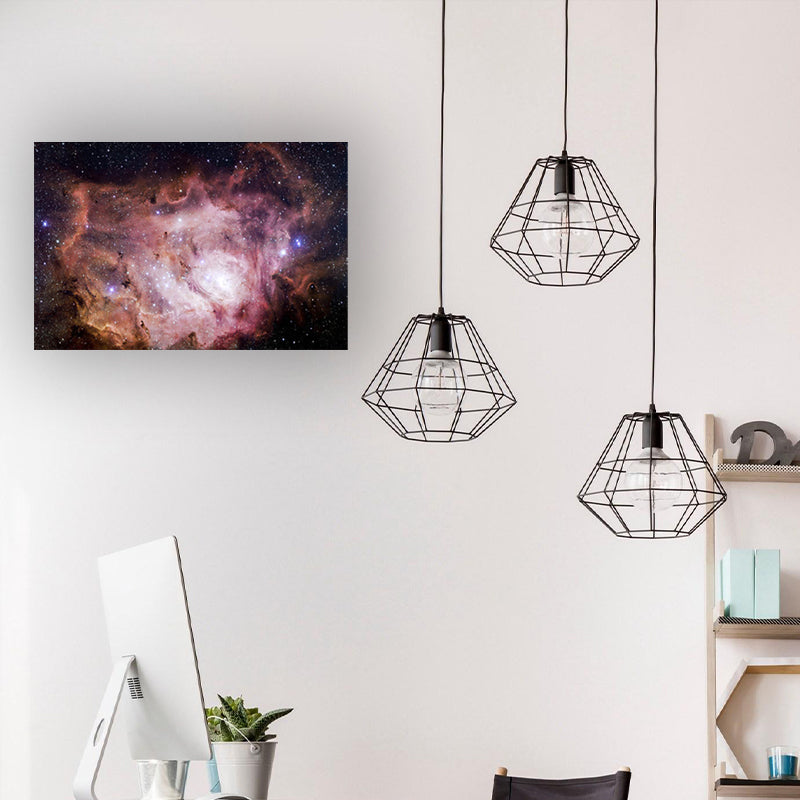 Stunning Milky Way Canvas Print for Sitting Room Universe Scenery Wall Art Decor