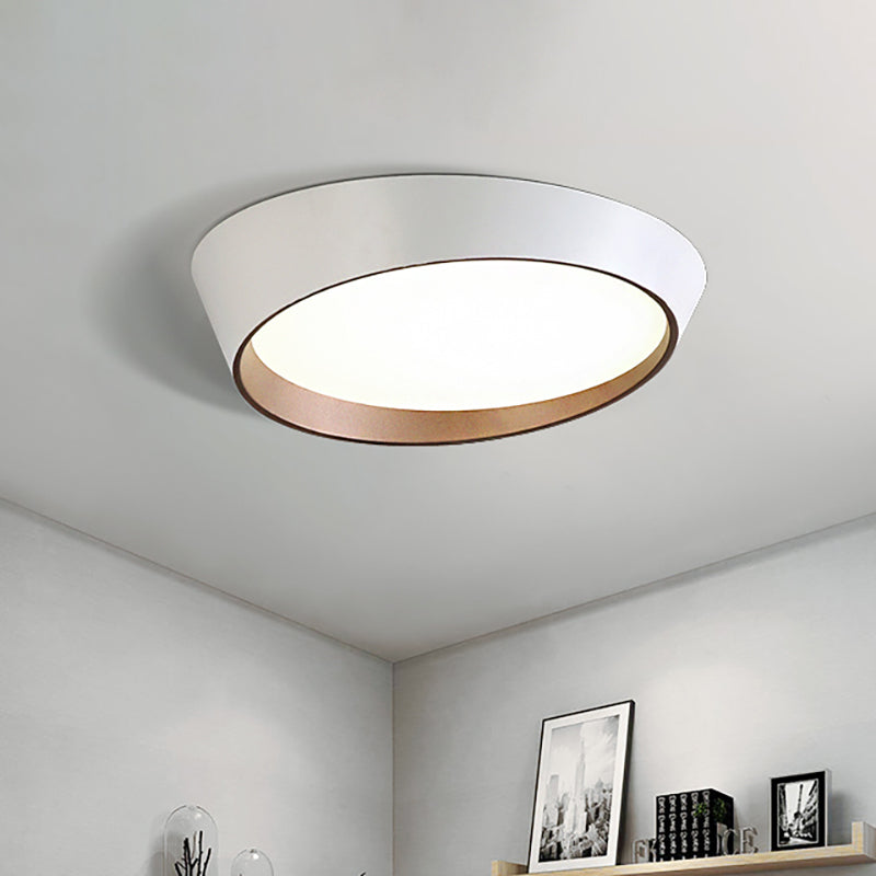 Nordic Round Massimale Light Fixture Acrilico LED Camera Scarico Lampada in bianco / Grey/Green, 16 "/19.5" Dia