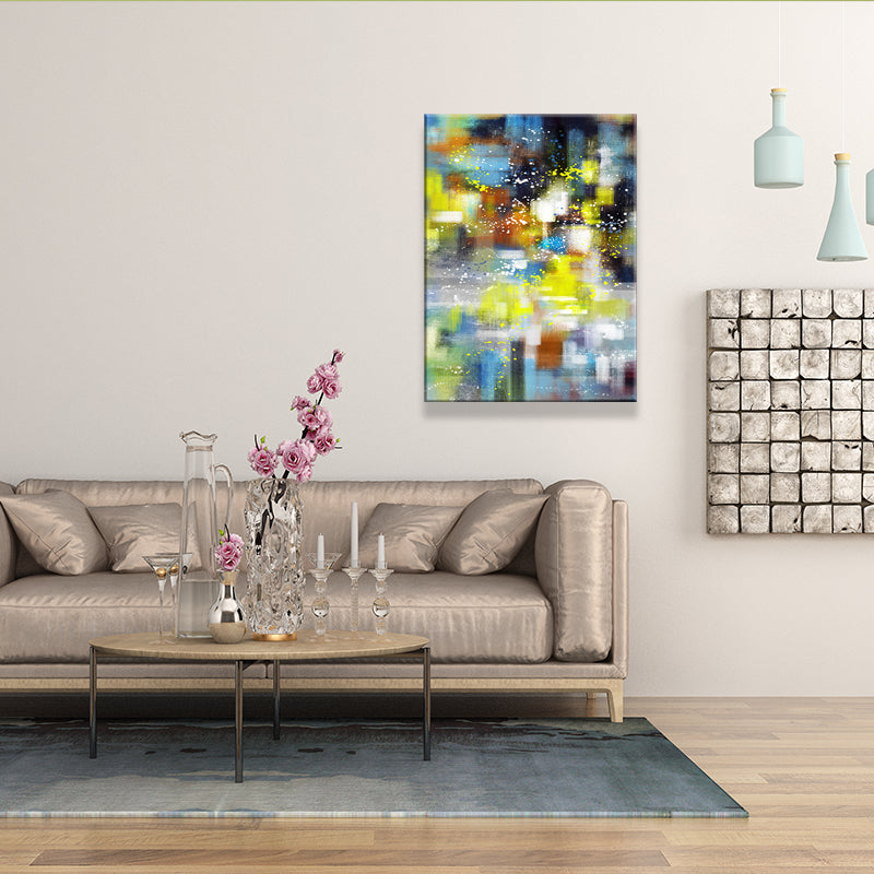 Canvas Textured Painting Modernism Abstract Pattern Wall Art for Living Room