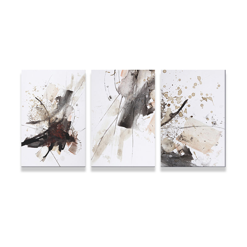 Abstract Spray Paint Art Print Contemporary Canvas Wall Decoration for Living Room