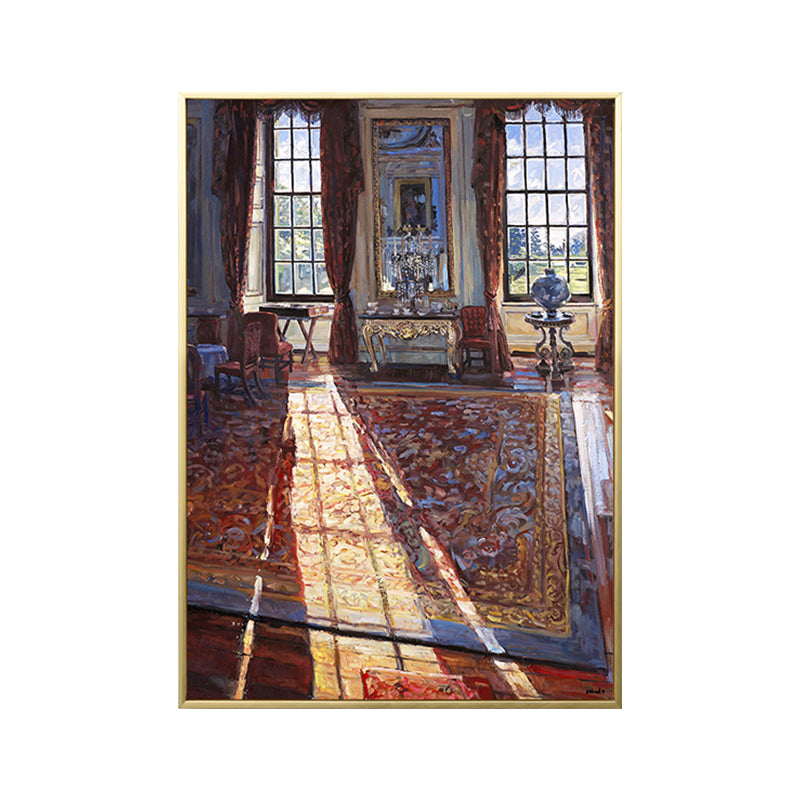 House Interior Oil Painting Canvas Traditional Style Canvas Wall Art, Multiple Sizes