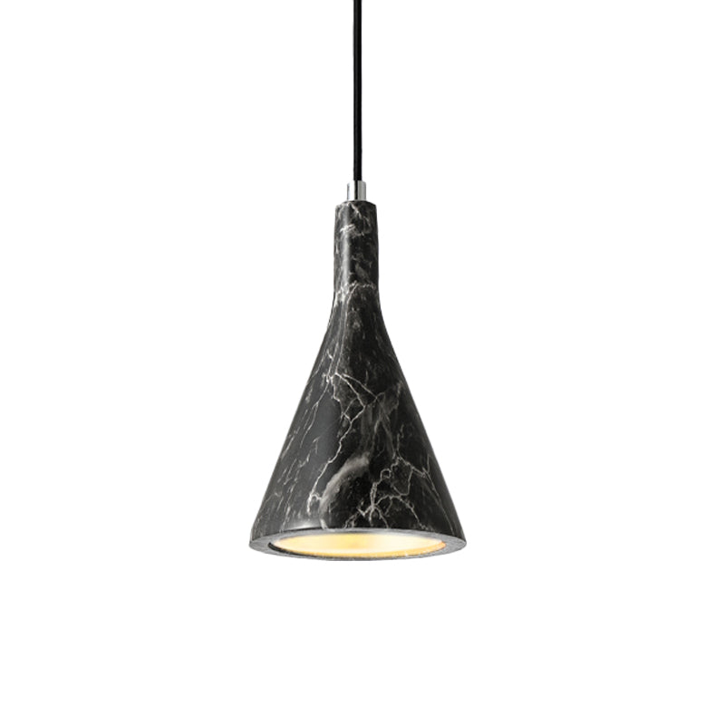 Trumpette Pendentif Plafond Light Nordic Cement 1 clair noir / blanc / brun Light