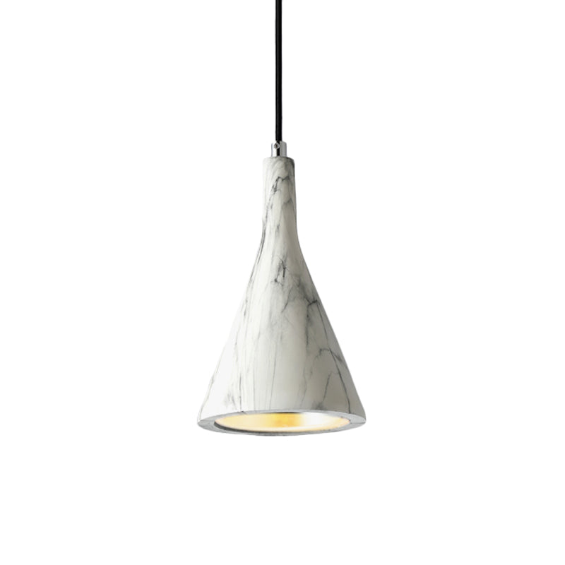 Trumpette Pendentif Plafond Light Nordic Cement 1 clair noir / blanc / brun Light