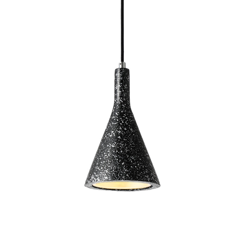 Trumpette Pendentif Plafond Light Nordic Cement 1 clair noir / blanc / brun Light