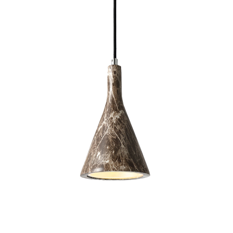 Trumpette Pendentif Plafond Light Nordic Cement 1 clair noir / blanc / brun Light