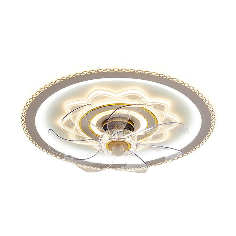 19,5 "W Circular Metal plafond Light