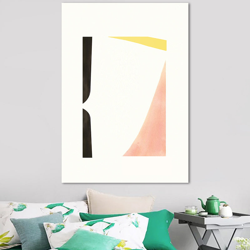 Irregular Abstract Pattern Wall Decor for Bedroom in Pastel Color, Multiple Sizes