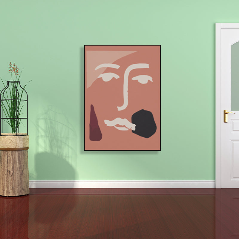 Novelty Figure's Face Art Scandinavian Style Canvas Wall Decor, Multiple Sizes Options