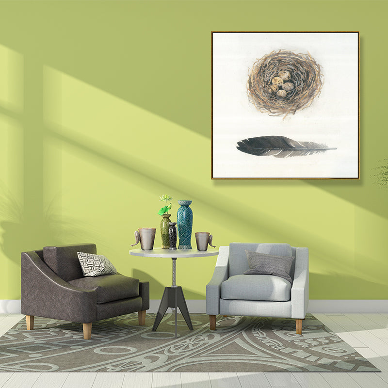 Canvas Brown Wall Decor Modern Style Still Life Painting, Multiple Sizes Options