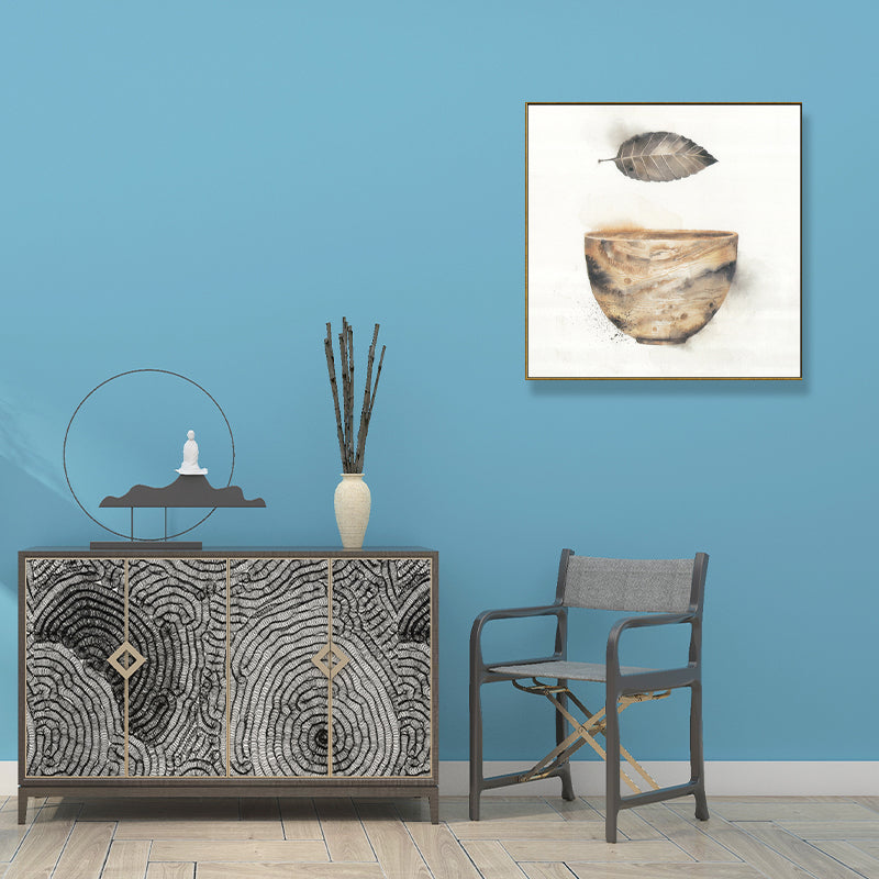 Canvas Brown Wall Decor Modern Style Still Life Painting, Multiple Sizes Options