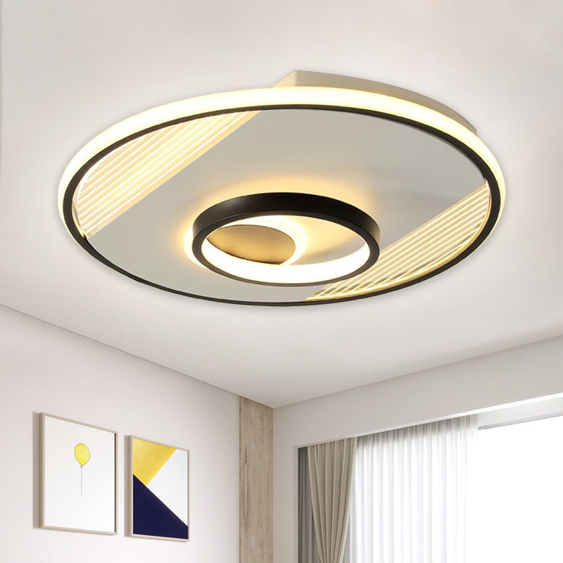 Acrylique Round Flush Lightture LED MODER