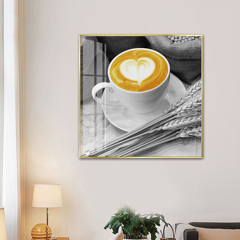 Contemporary Style Wall Art Pastel Color Foods Painting, Multiple Sizes Available