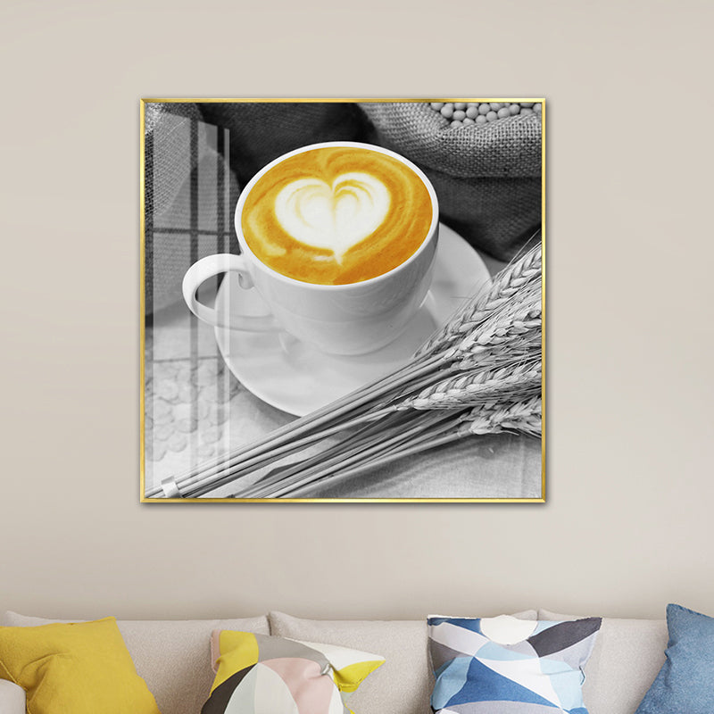 Contemporary Style Wall Art Pastel Color Foods Painting, Multiple Sizes Available