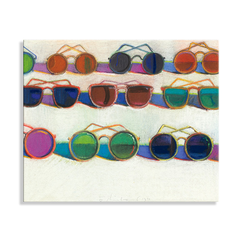 Sunglasses Canvas for Bathroom Oil Painting Wall Art Print, Multiple Sizes Options