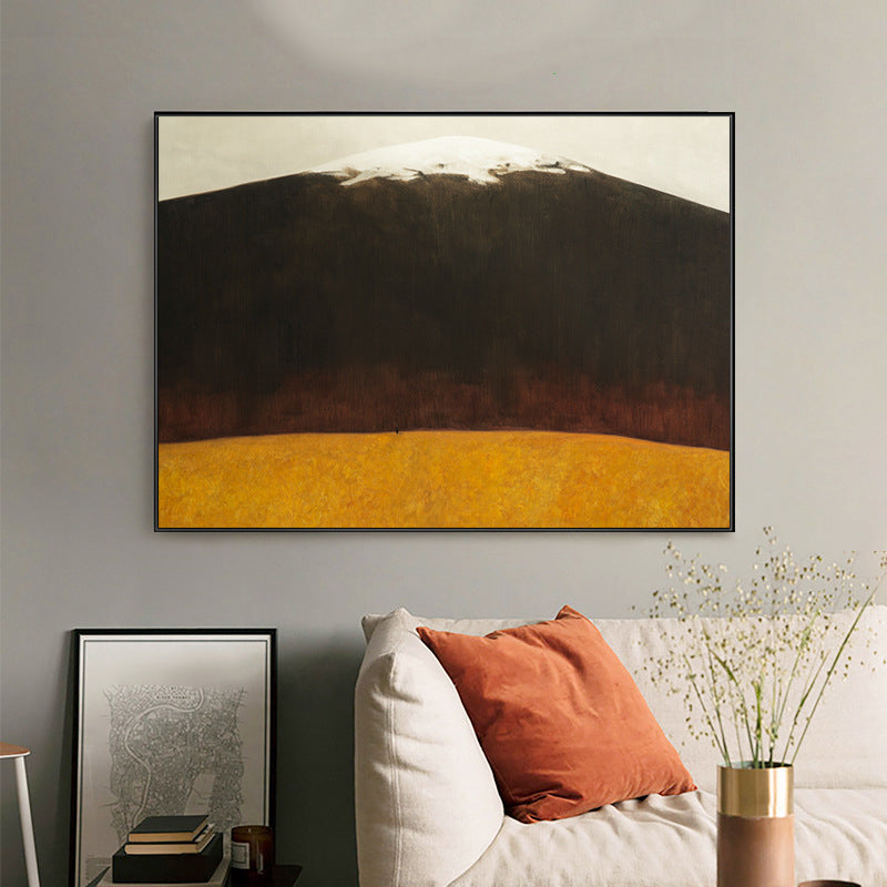 Hills Scene Wall Decor Contemporary Style Textured Living Room Canvas, Multiple Sizes