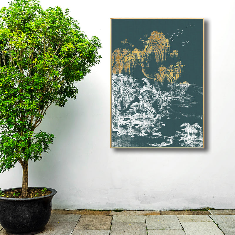 Asian Style Trees Canvas Light Color Dining Room Painting, Multiple Sizes Options