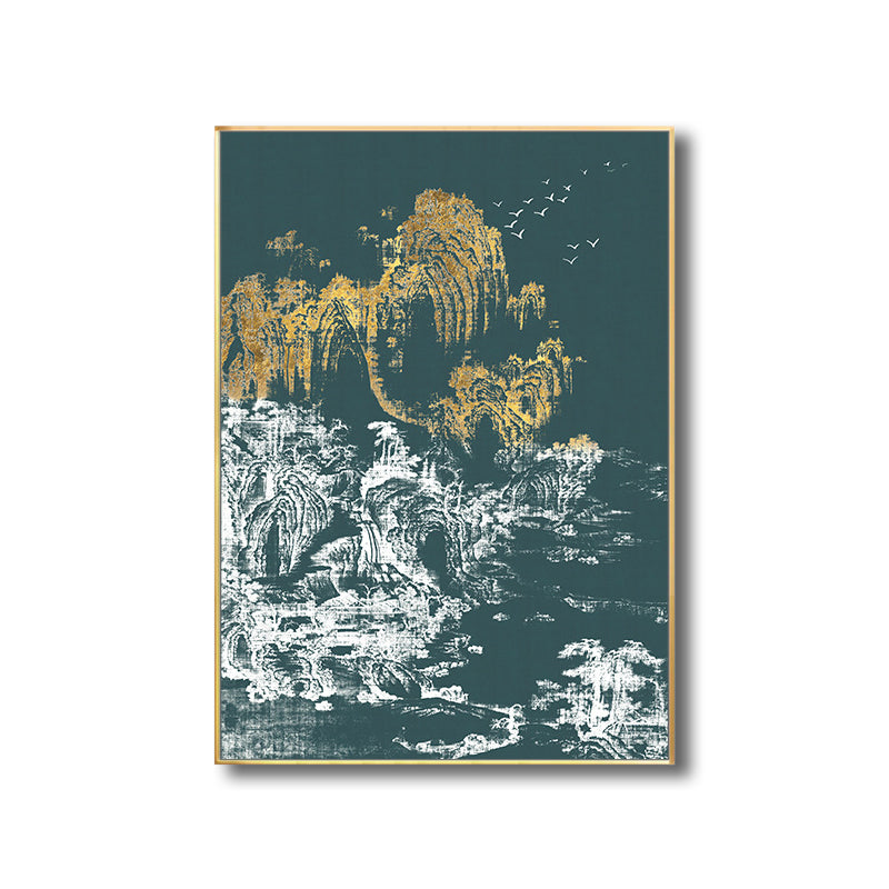 Asian Style Trees Canvas Light Color Dining Room Painting, Multiple Sizes Options