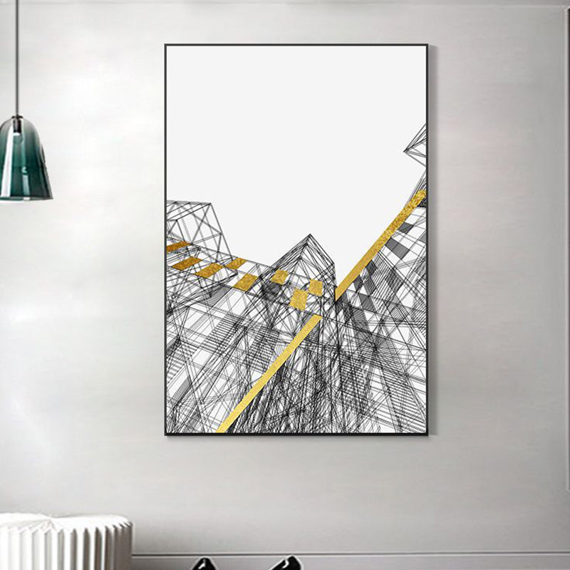 Soft Color Modern Style Canvas High-Rise Art for Dining Room, Multiple Sizes Options