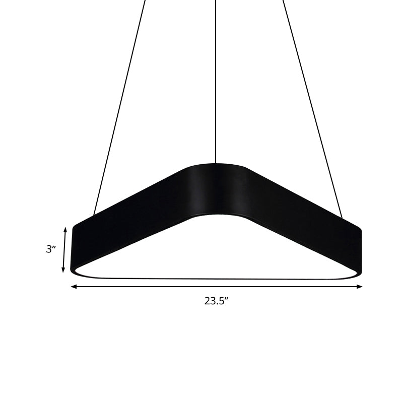 Suspension de triangle métallique de 18 "/23,5"