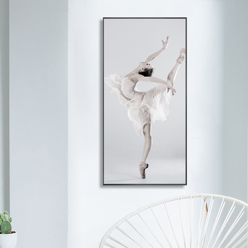 Modern Style Wall Art Decor Beige Ballet Girl Painting, Multiple Sizes Available