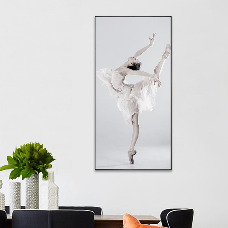 Modern Style Wall Art Decor Beige Ballet Girl Painting, Multiple Sizes Available