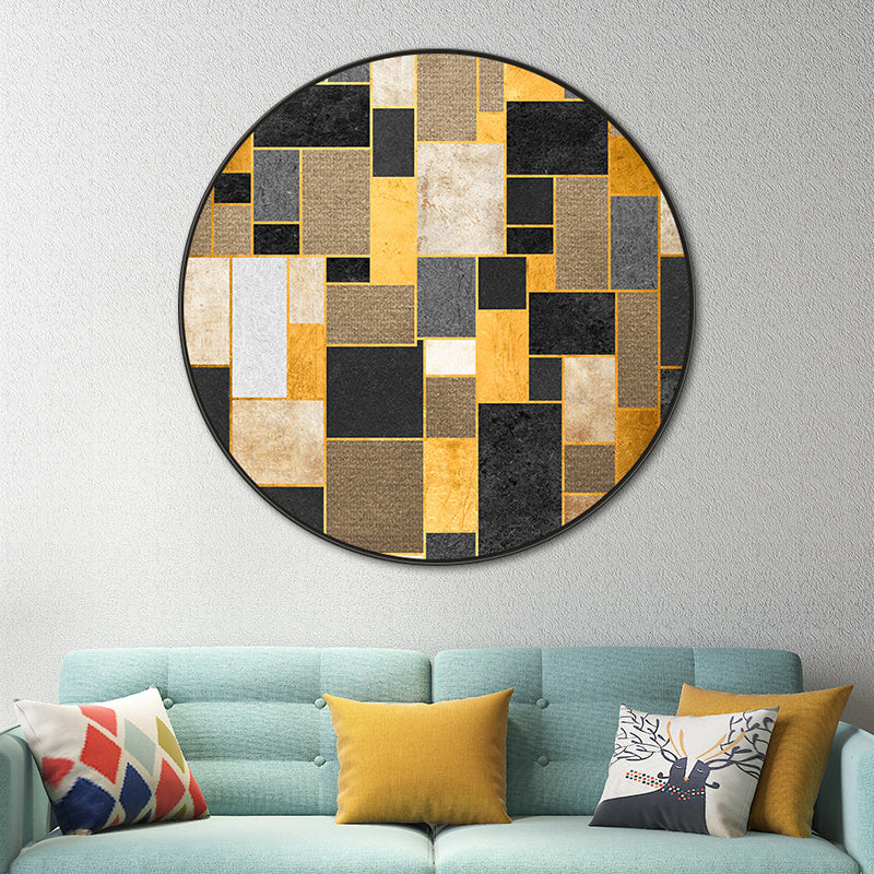 Canvas Textured Wall Decor Modern Graphic Pattern Painting, Multiple Sizes Options