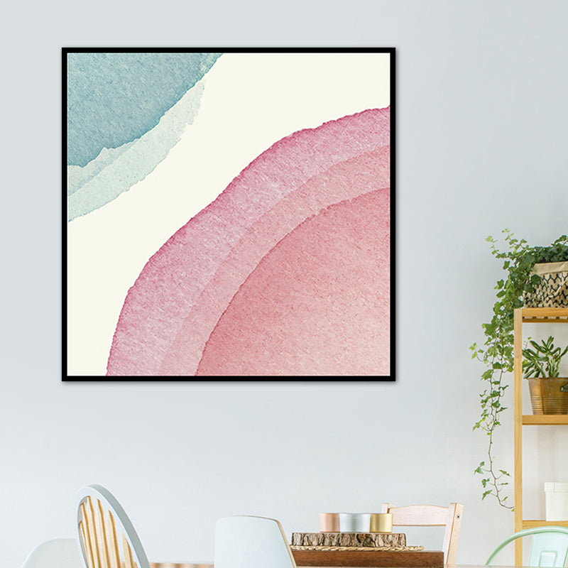 Light Color Contemporary Art Painting Abstract Canvas for Bathroom, Multiple Sizes