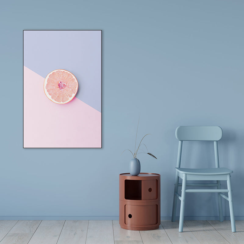 Tasty Fruits Painting for Girls Bedroom in Pastel Color, Multiple Sizes Available