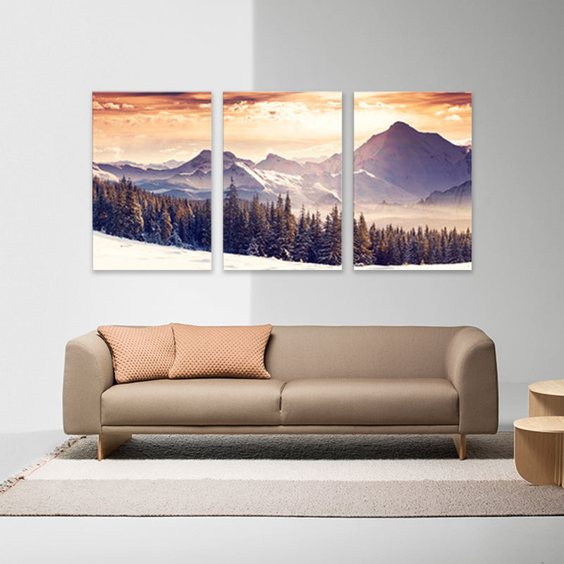 Modern Style Wall Art Print Light Color Natural Landscape Painting, Multiple Sizes