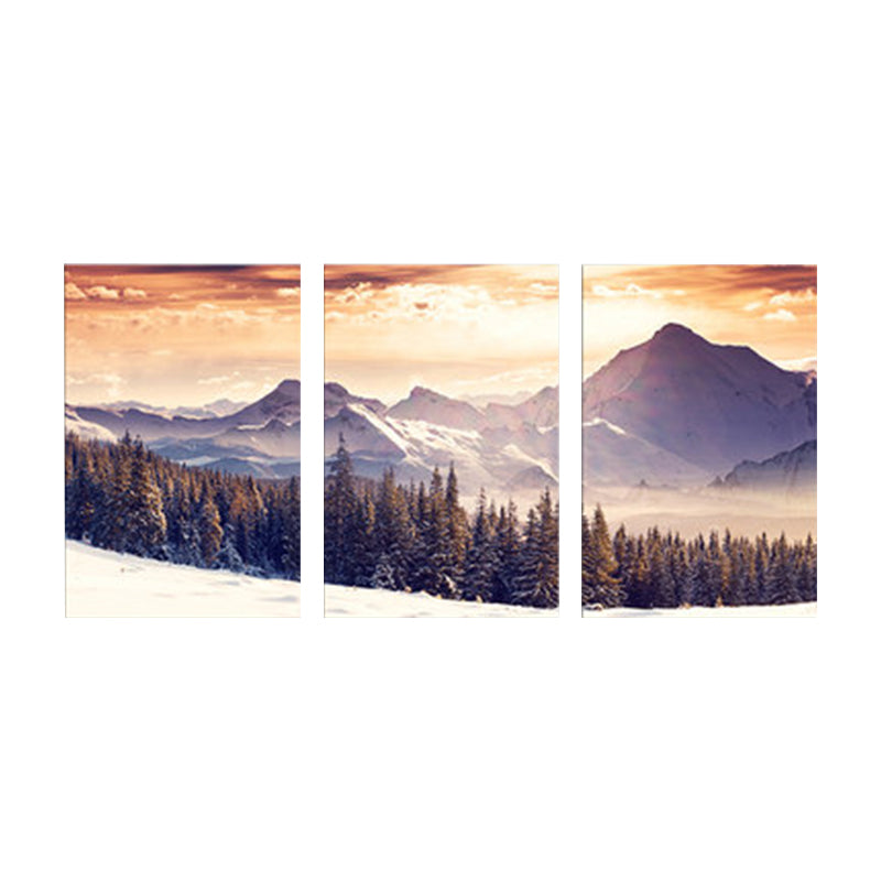 Modern Style Wall Art Print Light Color Natural Landscape Painting, Multiple Sizes