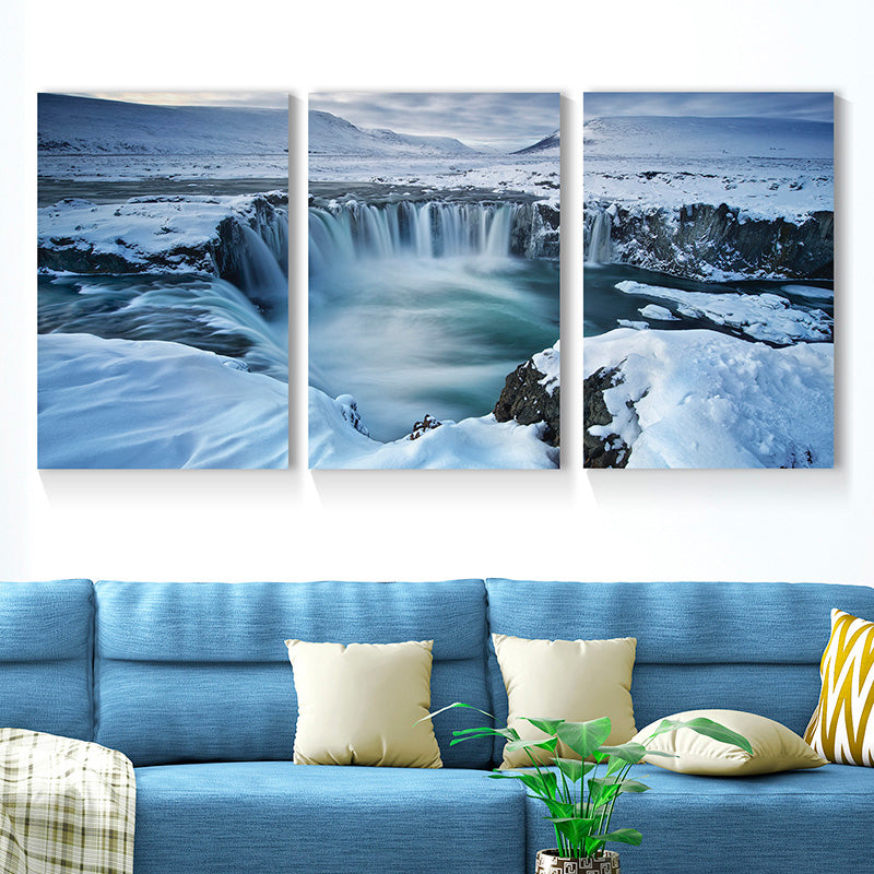 Waterfall View Wall Decor Modern Multi-Piece Girls Bedroom Painting, Multiple Sizes