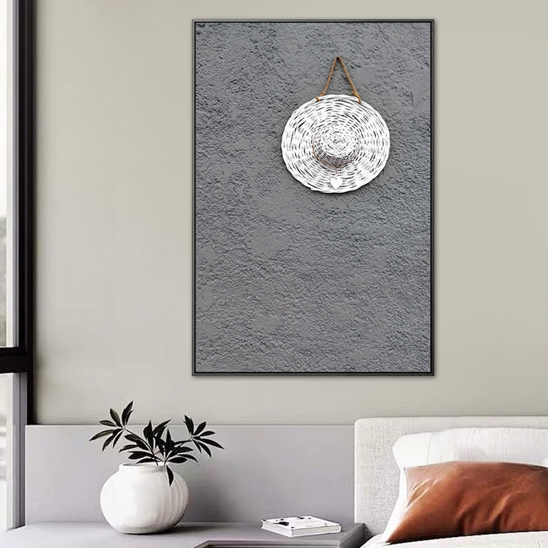 Hanging Still Life Scenery Canvas Textured Modern for Girls Bedroom Wall Art Decor