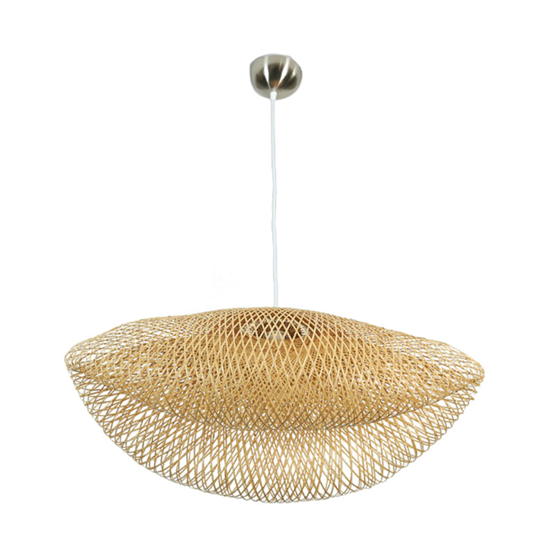 Chapeau de style asiatique en forme de pendentif suspendu Roard 1 plafond léger lampe suspendue sur table à manger