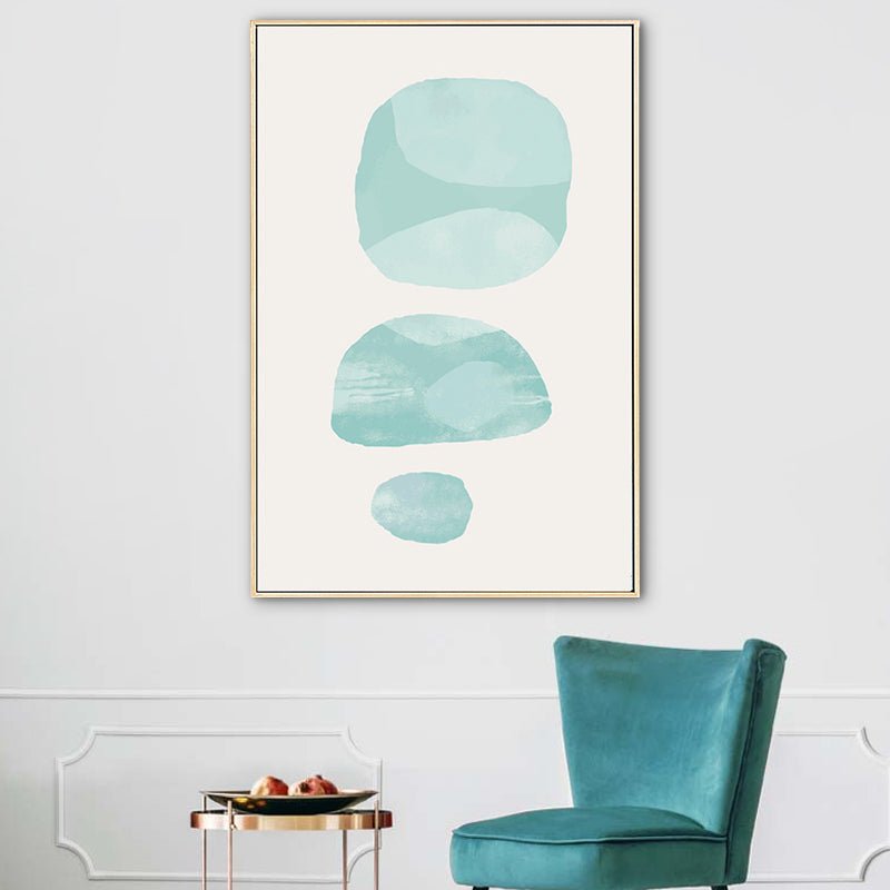 Soft Color Abstract Wall Art Decor Textured Cartoon Nursery Canvas Print, Multiple Sizes