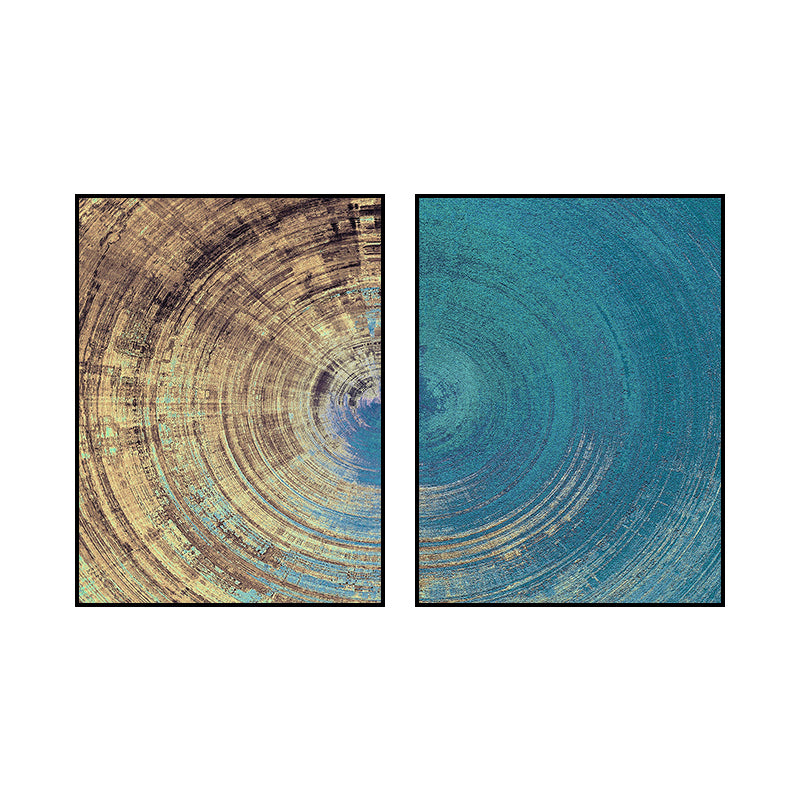 Vortex Canvas Art Contemporary Enchanting Painting Abstract Wall Decor in Light Color