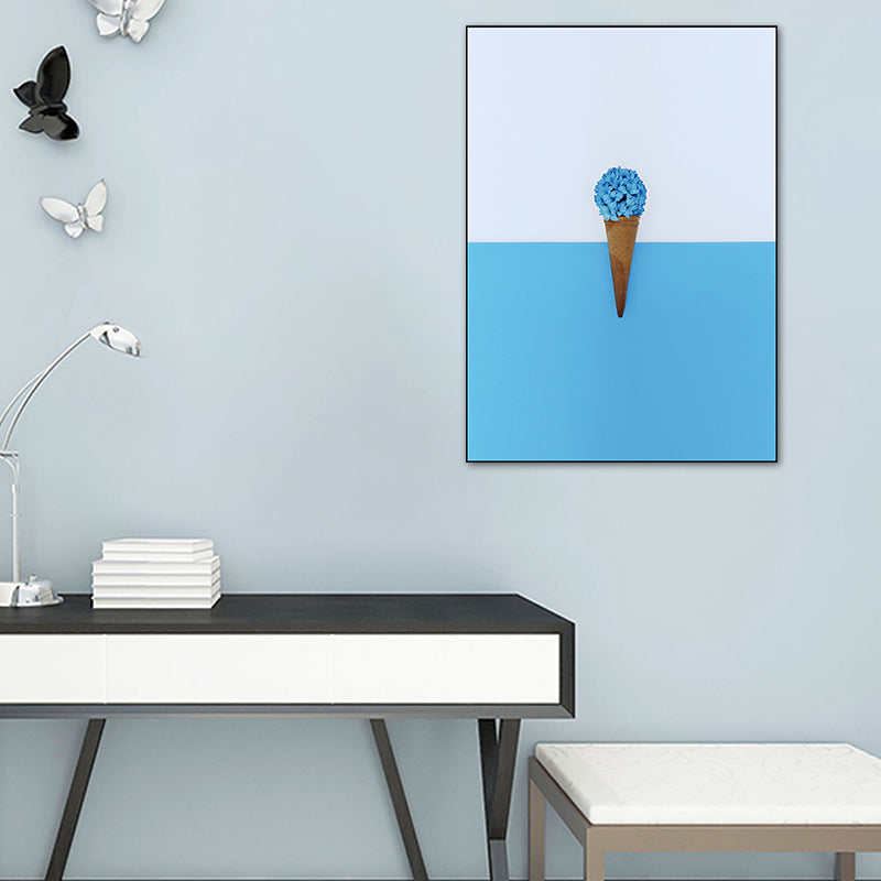 Novel Still-Life Canvas Print Pastel Color Modern Style Painting for Living Room