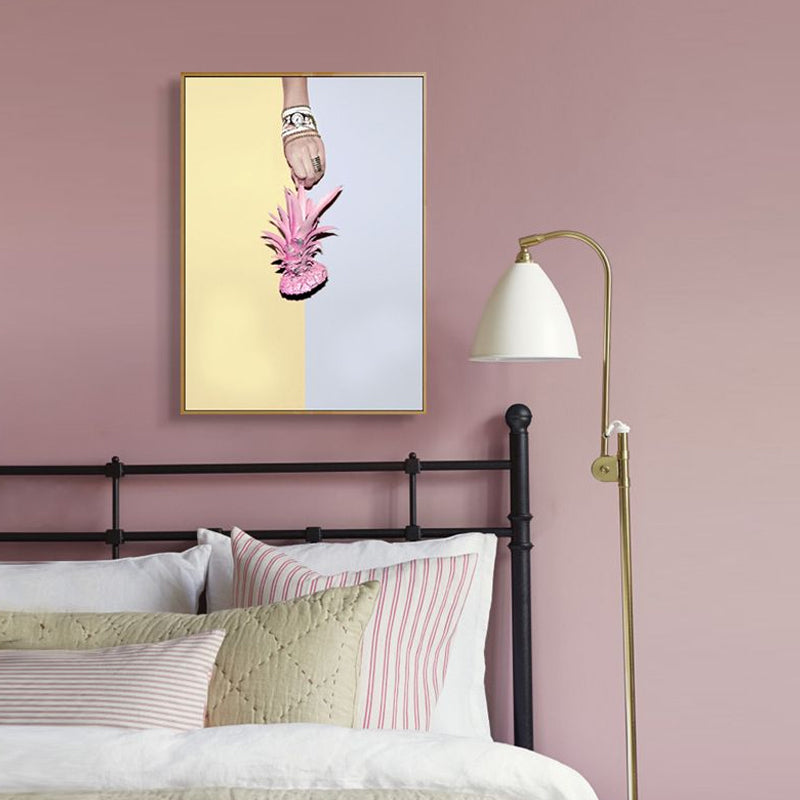 Novel Still-Life Canvas Print Pastel Color Modern Style Painting for Living Room