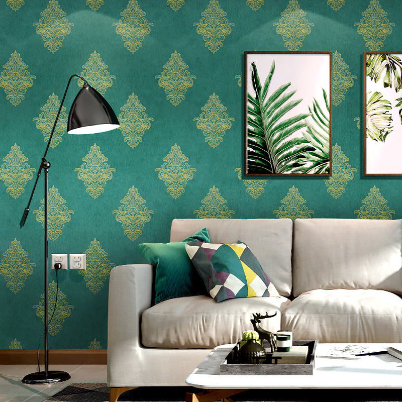 20.5"W x 31'L Decorative Non-Pasted Blossoms of Harlequin Design Non-Woven Wallpaper in Neutral Color