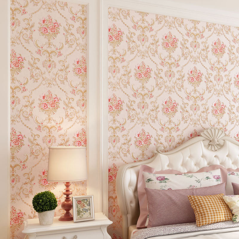 Luxe Countryside Wall Decor 3D Simple Flower Non-Pasted Wallpaper, 31'L x 20.5"W