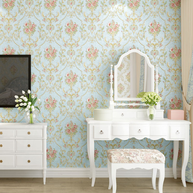 Luxe Countryside Wall Decor 3D Simple Flower Non-Pasted Wallpaper, 31'L x 20.5"W